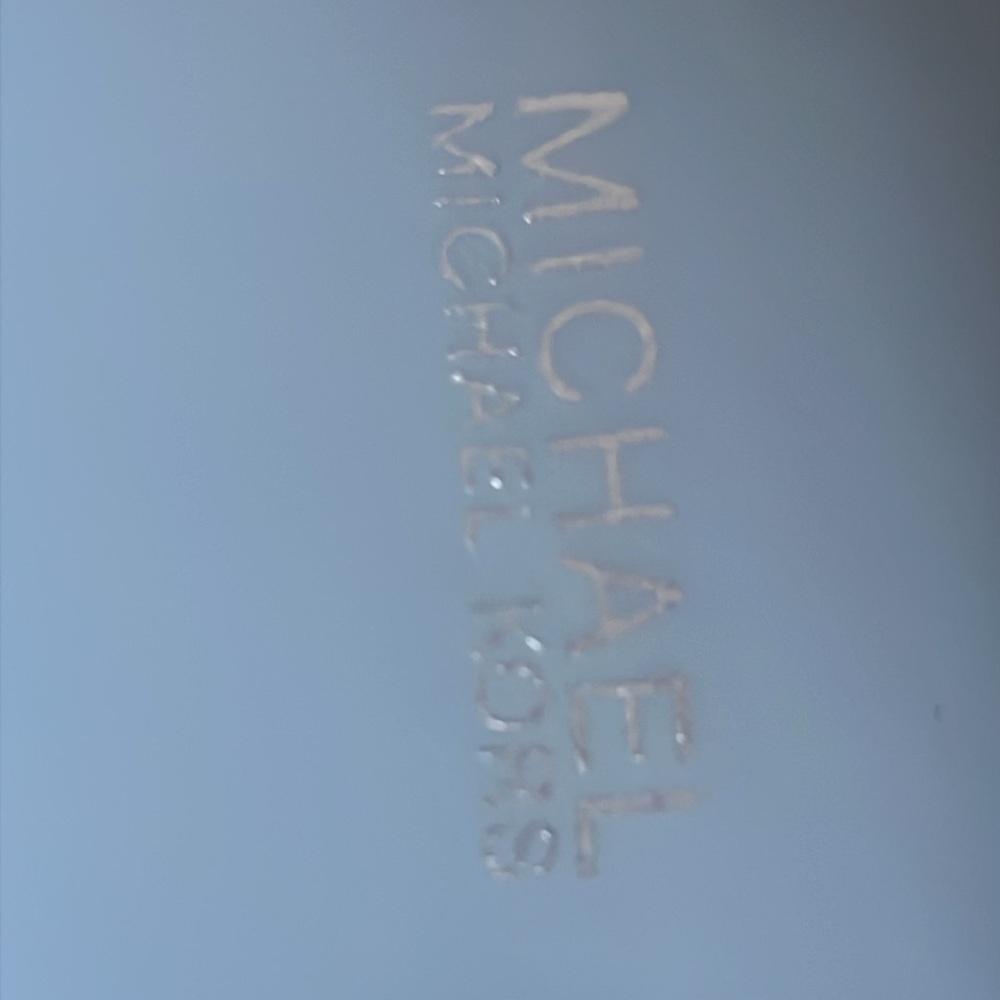 Michael Kors Light Blue Slides and Wristlet - Picture 3 of 8